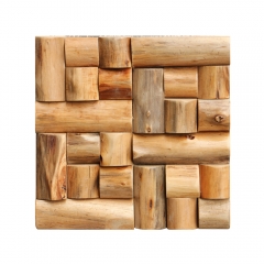 3D Wood Mosaic