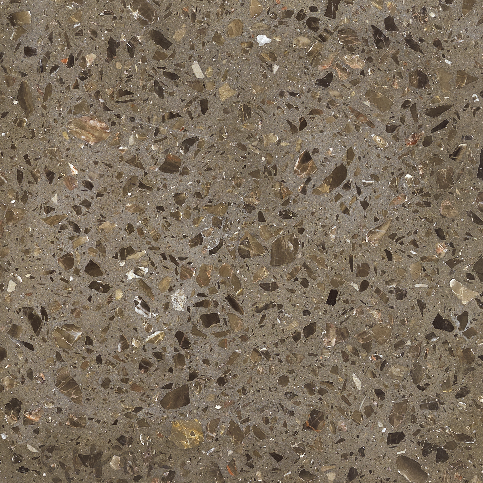 Brown Inorganic Marble Floor Tile